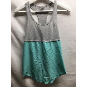 Athletic tank top. Ocean blue